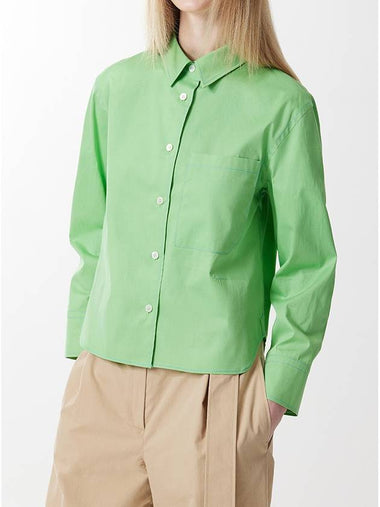 New Green Short Outer Cotton Shirt 0032 - VOYONN - BALAAN 1