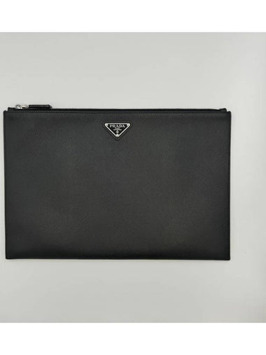 Saffiano Clutch Black 2NG001 - PRADA - BALAAN 1