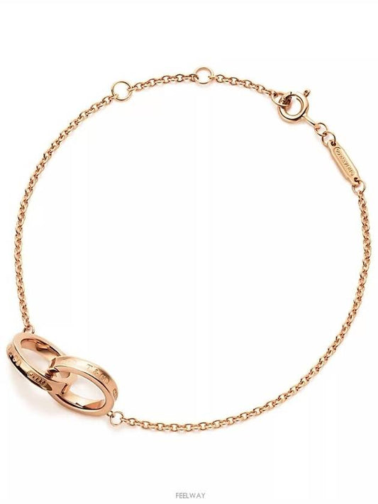 1837 Interlocking Circle Chain Bracelet Rose Gold - TIFFANY & CO. - BALAAN 2