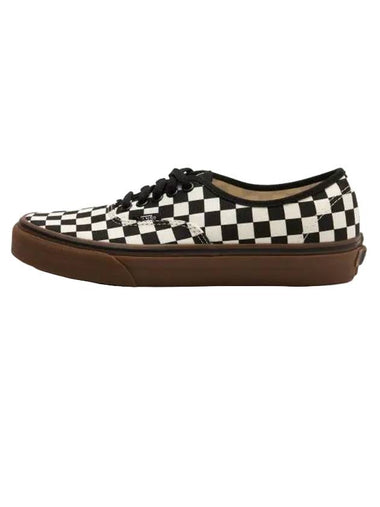 Authentic Checkerboard Black White Gum VN0004MKIBB1 - VANS - BALAAN 1