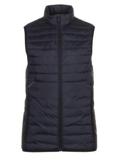 Regular Fit Water Repellent Fabric Padded Vest Navy - HUGO BOSS - BALAAN 2