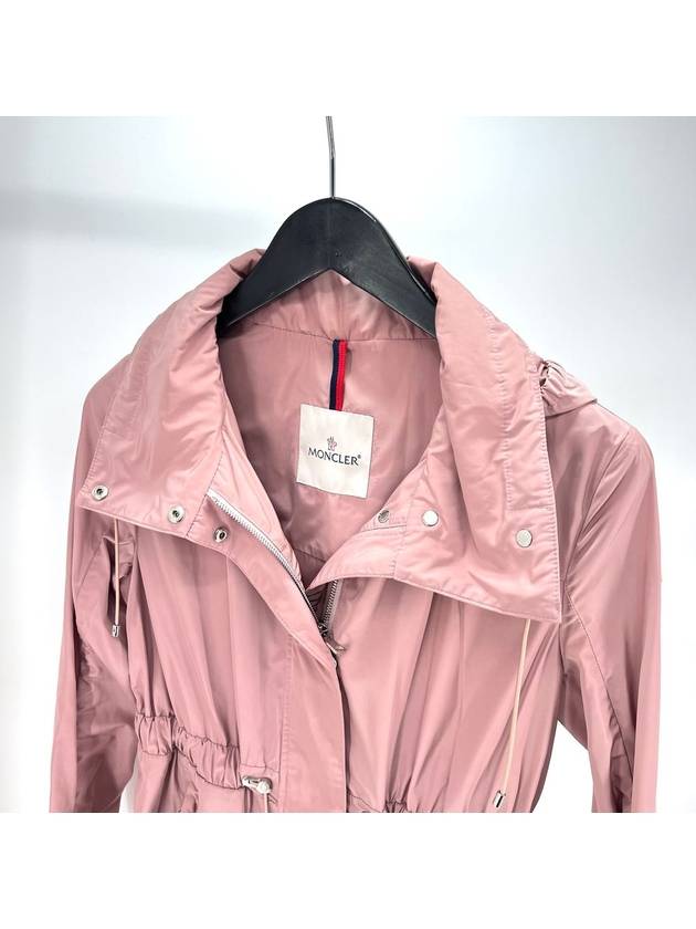 Malachite long windbreaker jacket pink size 1 - MONCLER - BALAAN 5