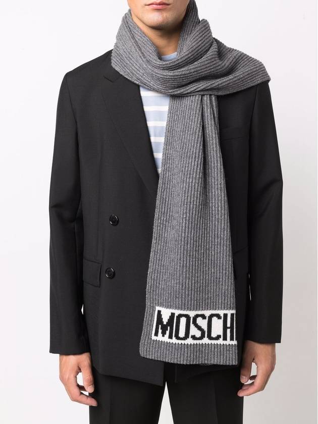 Moschino Scarfs Grey - MOSCHINO - BALAAN 2