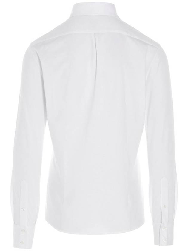 Men's Classic Long Sleeve Shirt White - BRUNELLO CUCINELLI - BALAAN 4