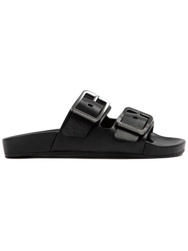 Mallorca Strap Slippers Black - BALENCIAGA - BALAAN 1