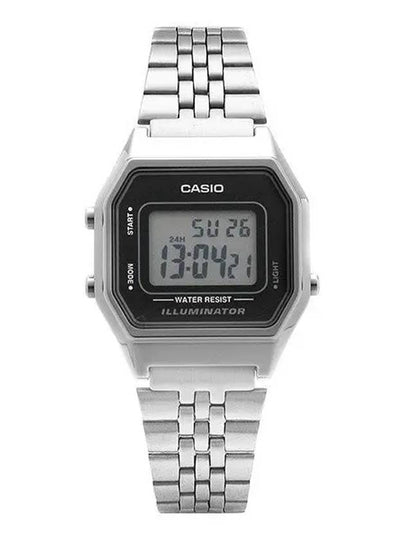 LA680WA 1DF 1 Digital Square Vintage Retro Metal Watch - CASIO - BALAAN 2