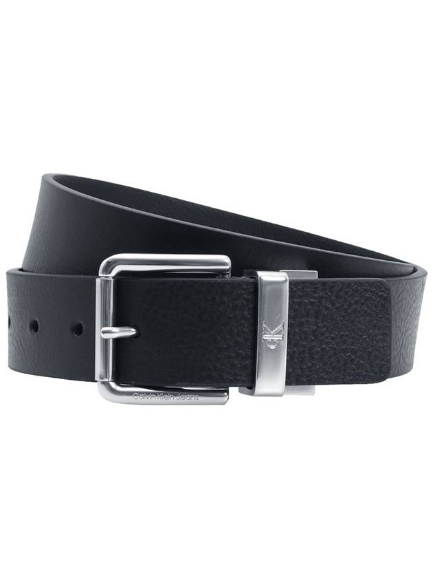 Buckle Reversible Leather Belt Brown Black - CALVIN KLEIN - BALAAN 2