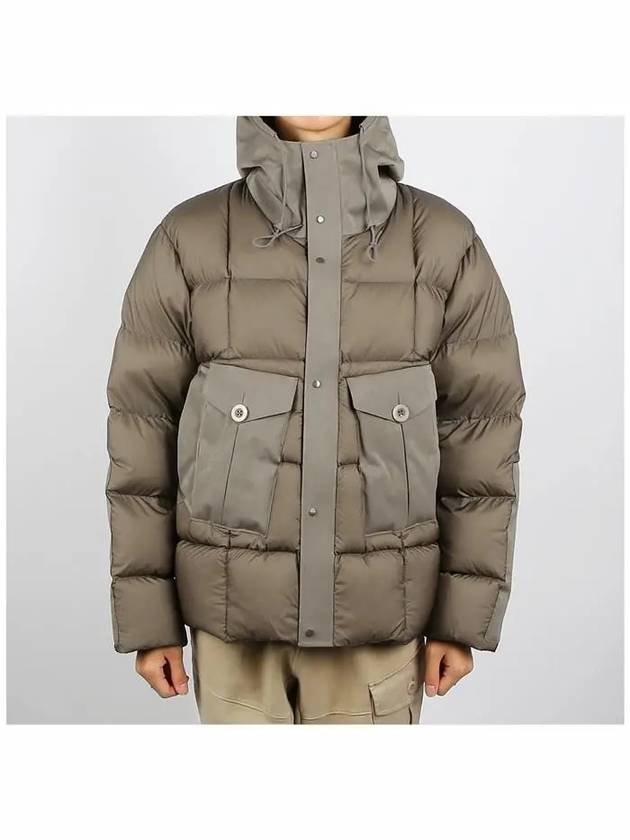 Tempest Combo Down Jacket Padded Khaki - TEN C - BALAAN 3