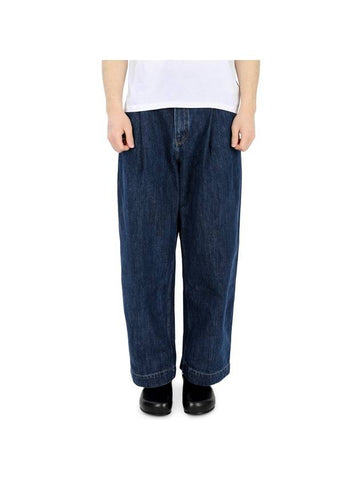 Puch Washed Wide Jeans Navy - STUDIO NICHOLSON - BALAAN 1