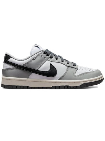 Women's Dunk Low Top Sneakers Light Smoke Grey - NIKE - BALAAN 1