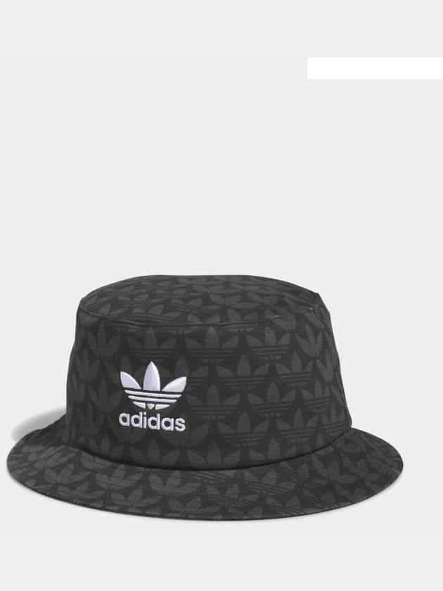 Monogram Bucket Hat Black - ADIDAS - BALAAN 3