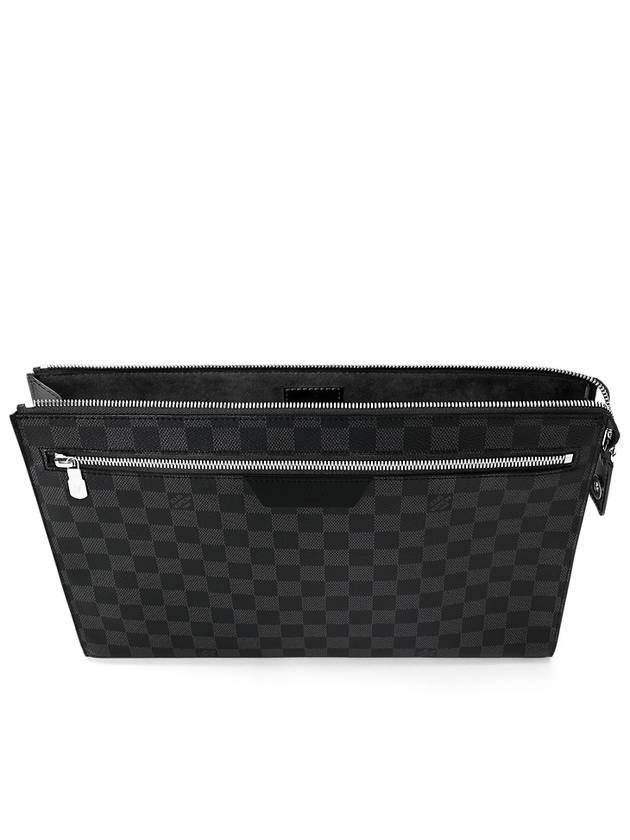 Pochette 24H Damier Pouch Bag Graphite - LOUIS VUITTON - BALAAN 5