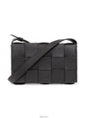 Intrecciato Cassette Cross Bag Black - BOTTEGA VENETA - BALAAN 2