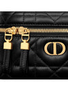 Caro Mini Vanity Cross Bag Black - DIOR - BALAAN 8