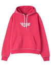 Vague Wave Logo Cotton Hoodie Pink - JACQUEMUS - BALAAN 2