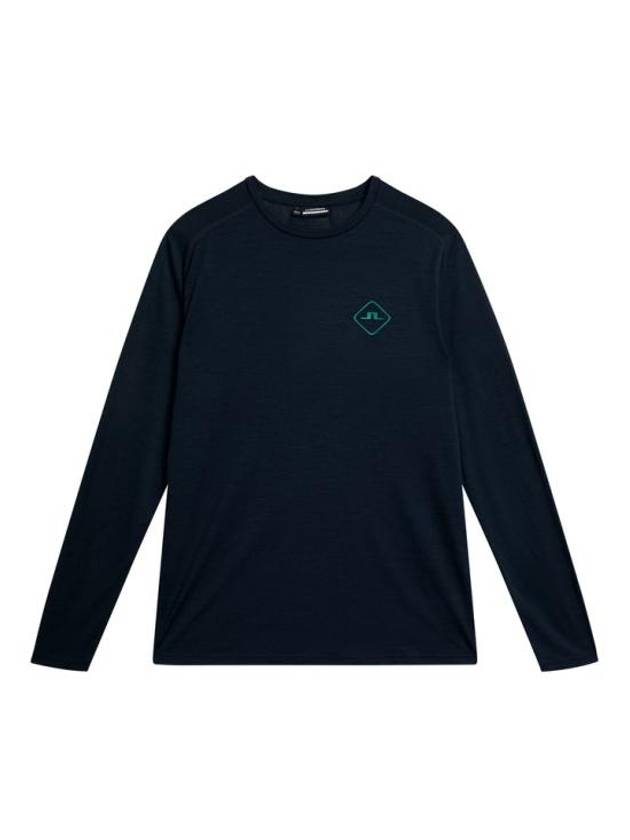 Shaun Wool Long Sleeve Tee AMJT09276 6855 Men's Shaun Wool Long Sleeve Tee - J.LINDEBERG - BALAAN 2