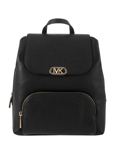 Logo Grain Leather Backpack Black - MICHAEL KORS - BALAAN 1