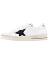 Star Patch Lace Up Low Top Sneakers White - GOLDEN GOOSE - BALAAN 4