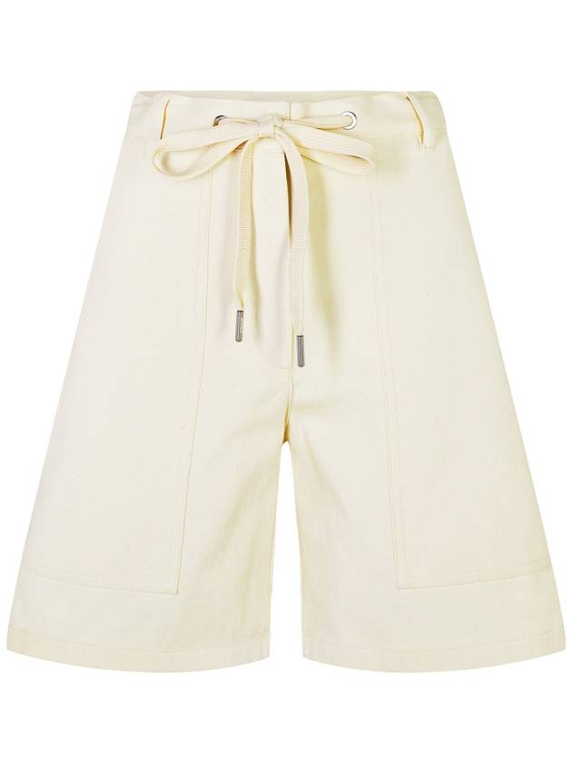 Women's Cotton Shorts Ivory - MONCLER - BALAAN 2