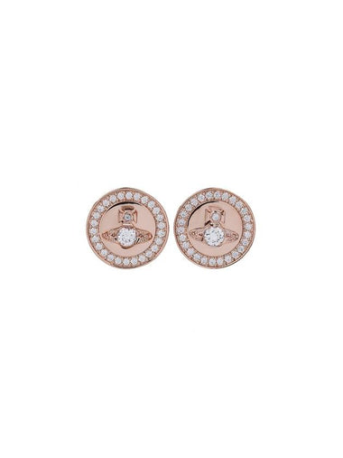 Cleo Earrings Rose Gold - VIVIENNE WESTWOOD - BALAAN 1