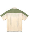 Men's I4SS02GR Shamrock Patch Bowling Shirt Green - IOEDLE - BALAAN 5