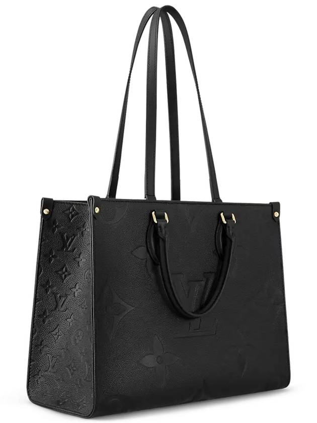 OnTheGo Monogram Empreinte Leather Tote Bag Black - LOUIS VUITTON - BALAAN 3