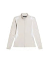 Women's Mae Zip Mid Layer Track Jacket Moonbeam - J.LINDEBERG - BALAAN 2