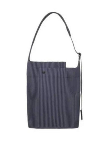 Homme Pliss Issey Miyake Shoulder Bag 763727 Navy - ISSEY MIYAKE - BALAAN 1