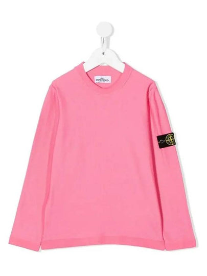 Kids Waffen Crew Neck T Shirt Pink 7616507A4 V0087 - STONE ISLAND - BALAAN 2