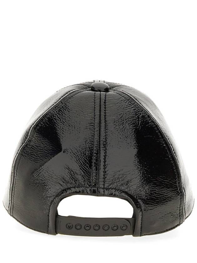 Signature Reedition Vinyl Ball Cap Black - COURREGES - BALAAN 4