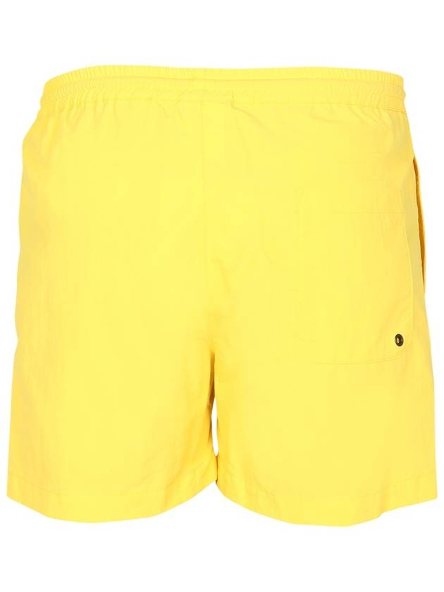 Men's Logo Print Swim Shorts Yellow - MSGM - BALAAN 5