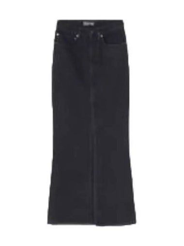 denim long skirt - BALENCIAGA - BALAAN 1