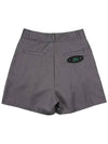 Cool Summer Rayon Silky Shorts GRAY - MONBIRDIE GOLF - BALAAN 2