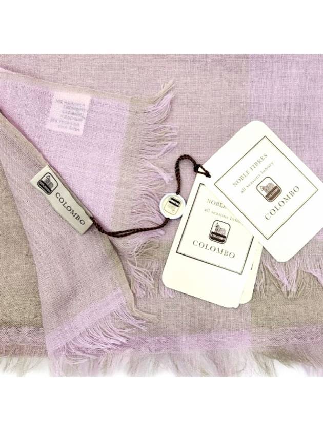 Women's Cashmere Silk Muffler Pink 2675ST15 1510 - COLOMBO - BALAAN 4