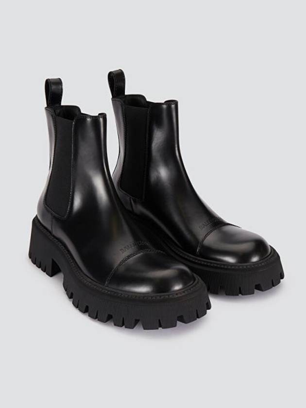 Tractor Leather Chelsea Boots Black - BALENCIAGA - BALAAN 4