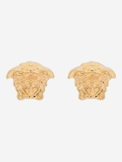 Medusa Head Stud Earrings Gold - VERSACE - BALAAN 2