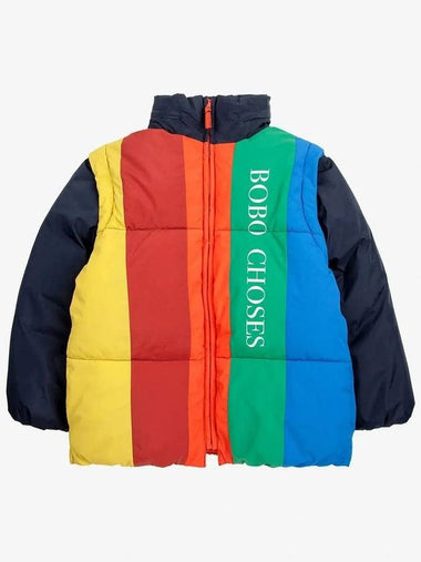 children s padding Bobo Choses color block padded anorak B224AC131 - BOBO CHOSES - BALAAN 1