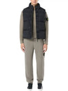 High Neck Padded Vest Black - STONE ISLAND - BALAAN 4