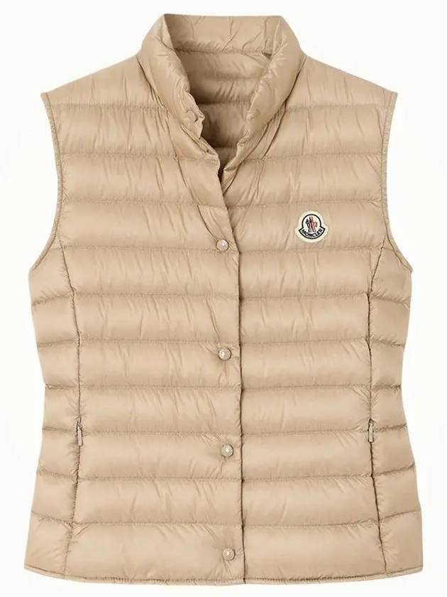 Liane Logo Patch Down Vest Ivory - MONCLER - BALAAN 2