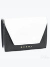 Logo Leather Half Wallet White - MARNI - BALAAN 2