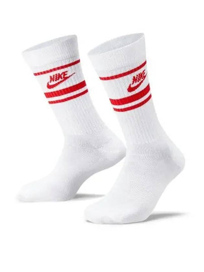 Sportswear Everyday Essential Crew Socks 3 Pack White - NIKE - BALAAN 2