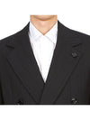 Men's Double Coat Black - RVR LARDINI - BALAAN 8