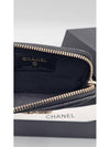 Silver Hardware Small Leather Coin Wallet Black - CHANEL - BALAAN 6