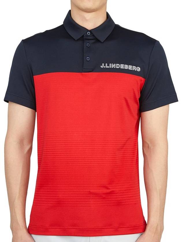 Golf Wear Men s Short Sleeve T Shirt GMJT06850 G131 - J.LINDEBERG - BALAAN 1