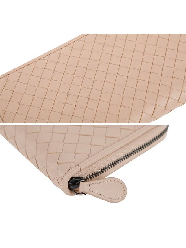 Intrecciato zipper leather long wallet - BOTTEGA VENETA - BALAAN.