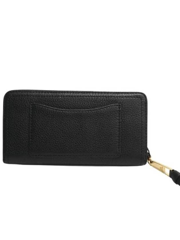 logo zipper long wallet black - MARC JACOBS - BALAAN.