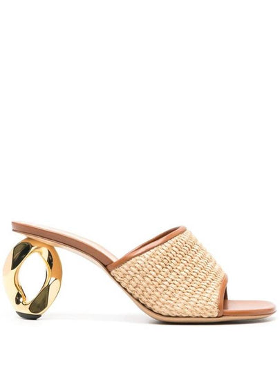 Chain Heel Raffia Woven Mule ANW42230A19592 - JW ANDERSON - BALAAN 2