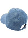 Eden Embroidered Logo Ball Cap Blue - A.P.C. - BALAAN 4