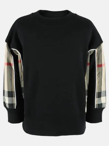 Kids Check Panel Sweatshirt 8047621 10 12A 271454 1055014 - BURBERRY - BALAAN 1