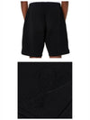 Men's Heart Logo Track Shorts Black - AMI - BALAAN 6